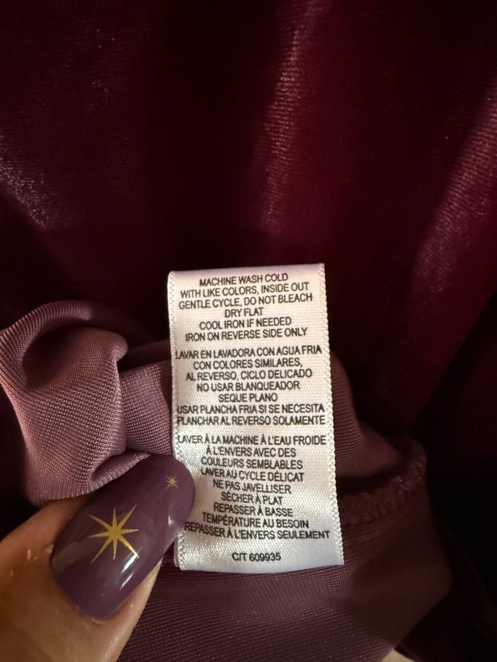 NWT Women's Taylor Dress Cowlneck Velvet Midi Wine Dress Size 14 2991M - Picture 13 of 16